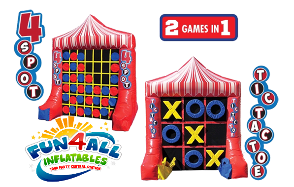 Tic Tac Toe & 4-Spot Combo Game Tic Tac Toe & 4-Spot Combo Game