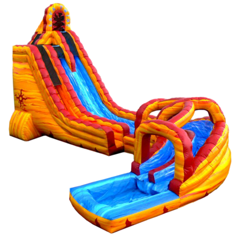 27 ft Lava Twist Water Slide 27 ft Lava Twist Water Slide